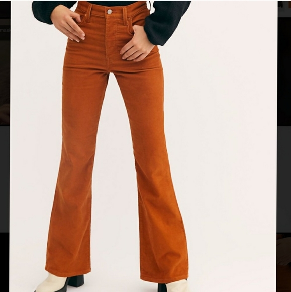 NWT Levi’s Ribcage High Rise Corduroy Flare Jeans - Picture 4 of 10
